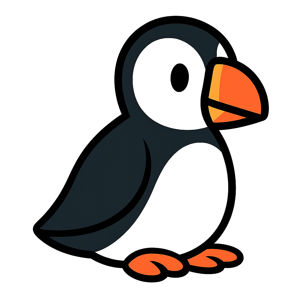 Peppi the Puffin plushie